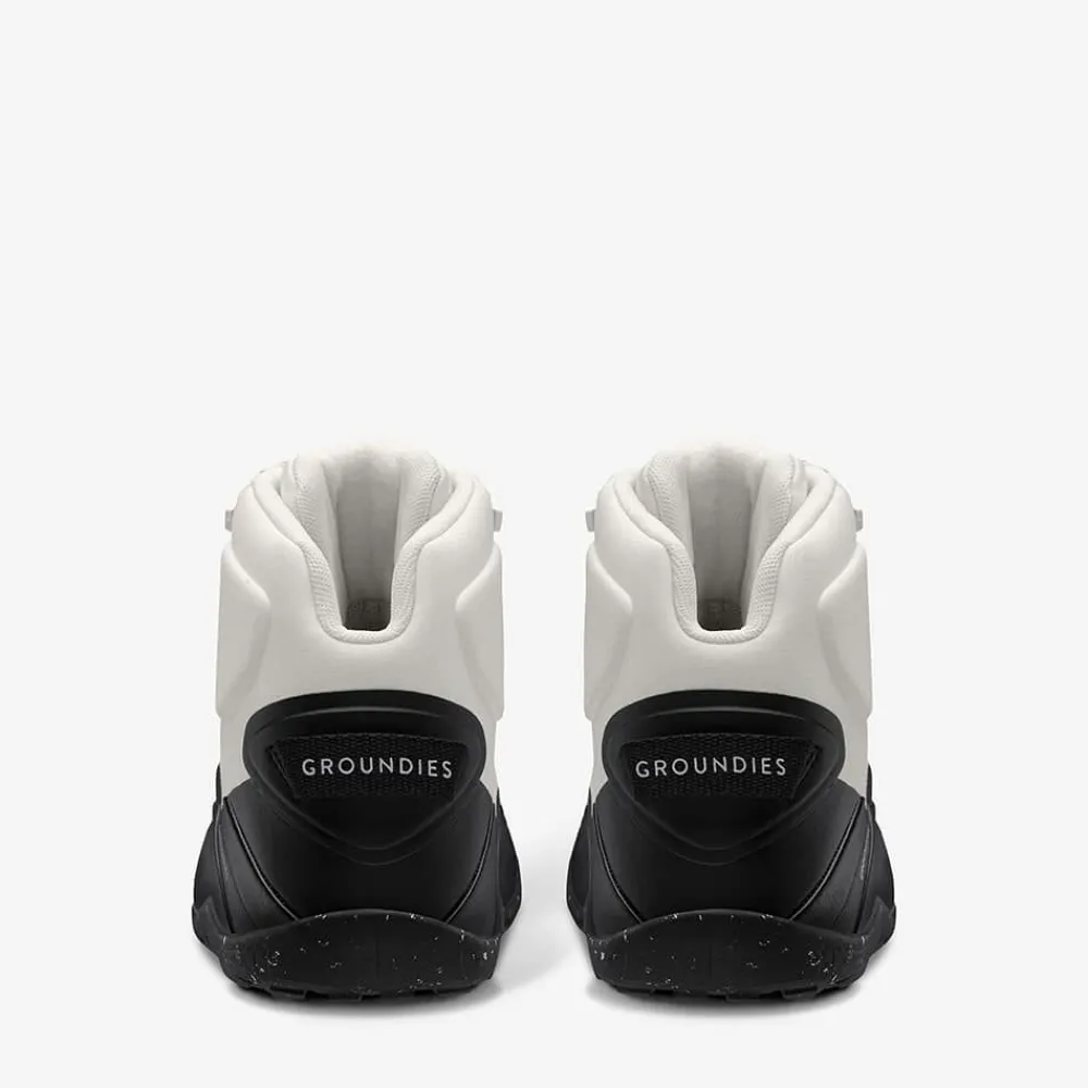 Groundies Vegan|® All Terrain High Women Off-White/Schwarz