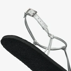 Groundies Sandalen|® Amalfi Women Schwarz/Silber
