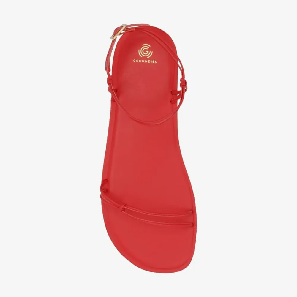 Groundies Sandalen|® Cadiz Women Rot
