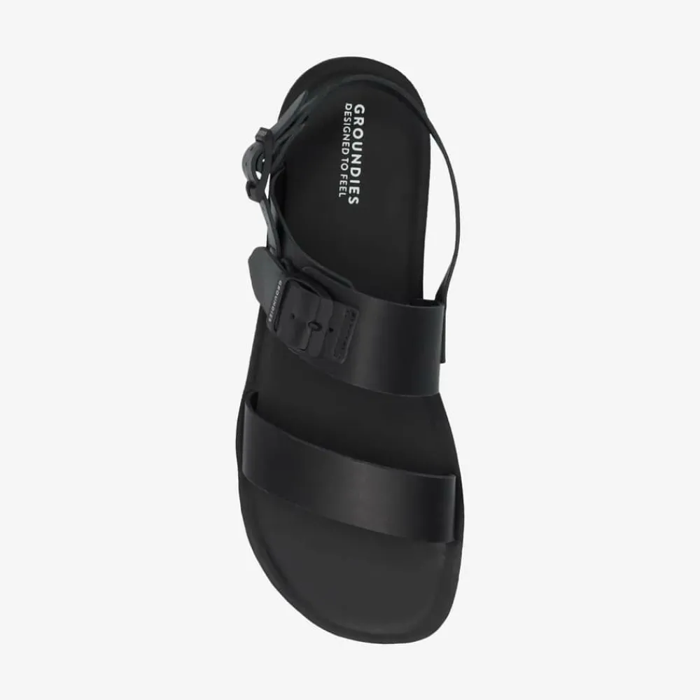 Groundies Sandalen|® Kos Men Schwarz
