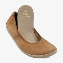Groundies Ballerinas|® Lily Barefoot+ Women Cognac