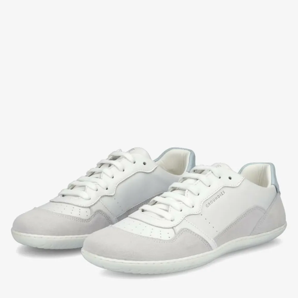 Groundies Sneaker|® Nova Go1 Women Weis/Blau