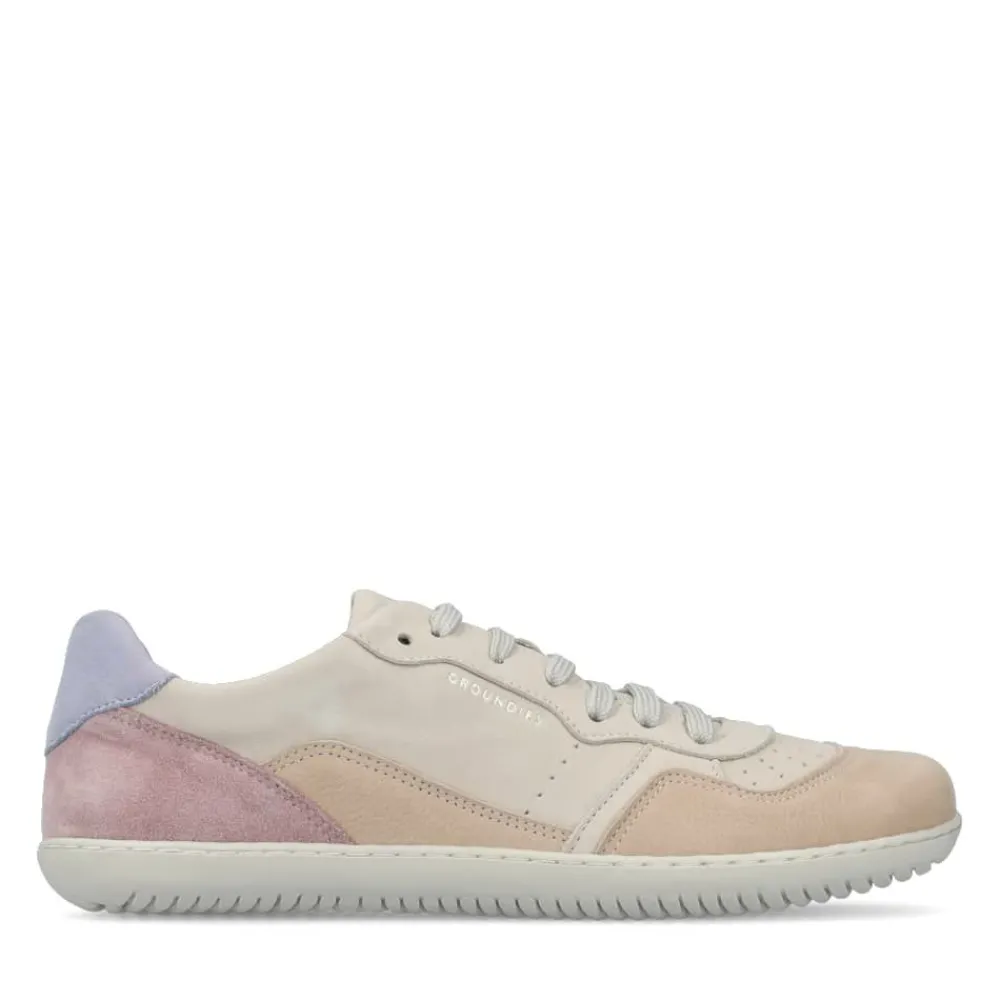 Groundies Sneaker|® Nova Go1 Women Beige/Violett